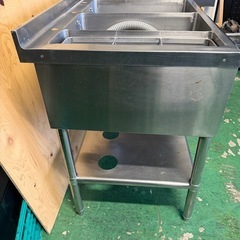 3槽シンクゴミ籠付 1300x600x810(+40)の画像