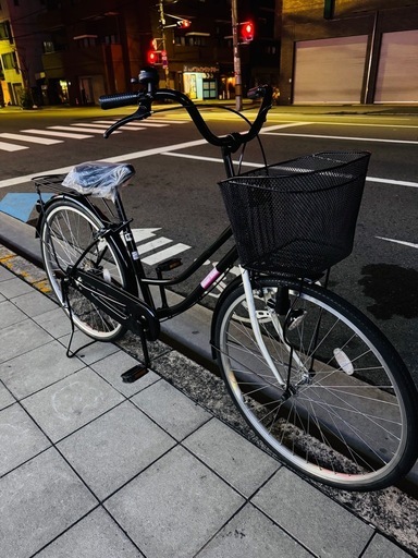 ※決まりました！※　26インチの普通のママチャリ。後ろタイヤやブレーキワイヤー新品に交換済み。防犯登録も込みの価格なので譲渡証明や登録しに自転車屋に行く手間はなしです