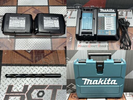 【中古】マキタ Makita DF484DRGX 充電式ドライバドリル バッテリ×2・充電器付き【ハンズクラフト佐賀】
