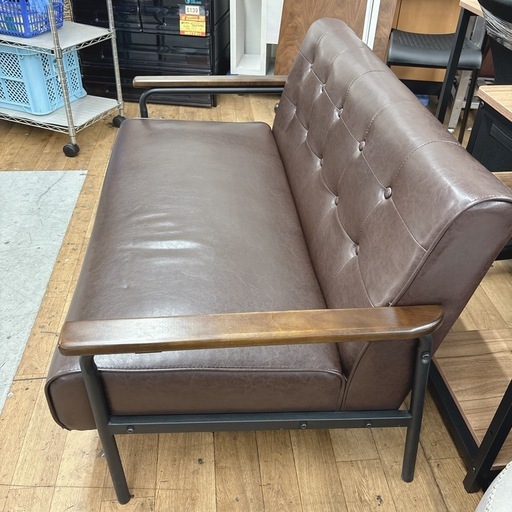 【?買取市場 柴田店】 I611 ? アンティーク風2Pソファ ⭐ クリーニング済