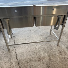 2槽シンク1200x600x800の画像