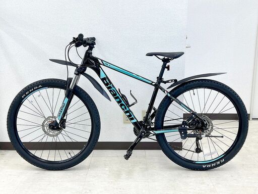 北海道 千歳市/恵庭市 BIANCHI ビアンキ MAGMA 7.2 マウンテンバイク BLACK/CK16 サイズ43 2022年モデル 27.5インチ/SHIMANO 2×9速/油圧ディスクブレーキ