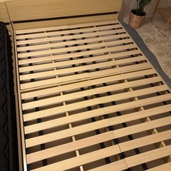 【差し上げます】新品！ダブルサイズベッドの画像