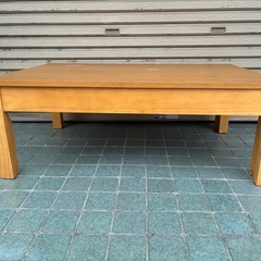 ★生活家具★伸縮式センターテーブル・最大180cm・高さ37cm×幅100cm×奥行き65cmの画像