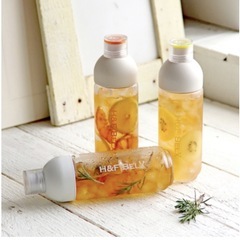 h&f BELX ガラスボトル タンブラー 水筒　420mlの画像