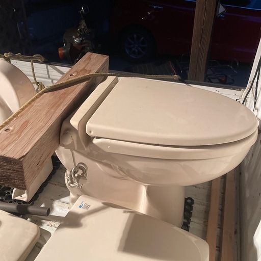 ディスプレイで使用していた便器