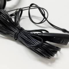 【美品】audio-technica ATH-350TV/有線ヘッドホン/ブラックの画像