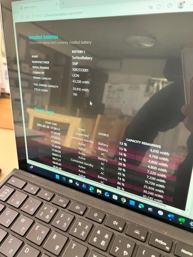 パソコン Microsoft Surface Pro7