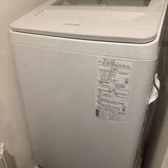 【2024年製】パナソニック 洗濯機 8kg NA-FA8K5 自動投入・除菌・スマホ連携の画像