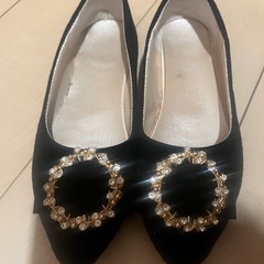 （中古品）フラットシューズ　Lの画像