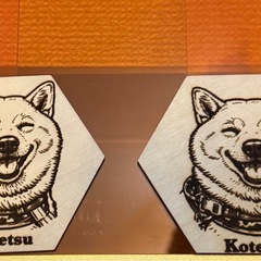 世界にひとつだけのオリジナルコースター（名入れ・オーダー制作）の画像