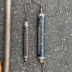 天秤棒 はかり 棒秤 鍾 竿 2本の画像