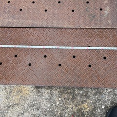  側溝用鉄板　8枚まとめて　金沢市または南砺市希望の画像