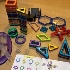 マグフォーマー　マグビルドのような知育玩具の画像