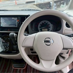 H27年式 日産 デイズルークス★総額19.8万円★車検2年付き 内外装良好 純正ナビ フルセグTV Bカメラ Bluetooth アイスト エマージェンシーブレーキ 修復歴なしの画像