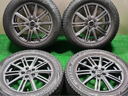 最終値下げ　バリ溝 美品 バルミナ 16インチ ブリザック VRX2 VRX3 205/55R16 スタッドレス 86 BRZ外し