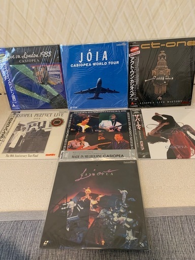カシオペア　LD ７枚　　casiopea レーザーディスク