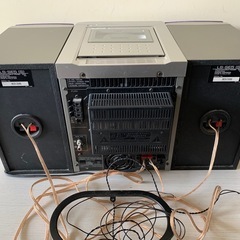 KENWOOD CD MD カセット コンポ micro hi-fi component systemの画像