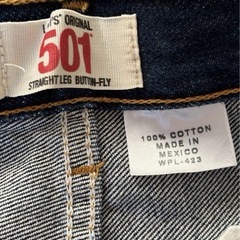 リーバイス501ジーンズW33L33Levi デニムメキシコ製 の画像