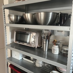 【再出品】シルバースチールラックの画像