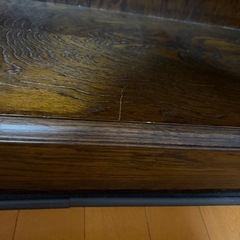 北海道家具　家具の富士　アンティーク本棚　ダークブラウン　木製本棚の画像