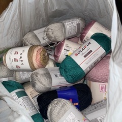 毛糸 まとめ売りの画像