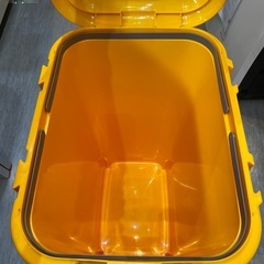 【黄色】【ゴミ箱】【47.5L】クリーニング済み【管理番号0226】野の画像