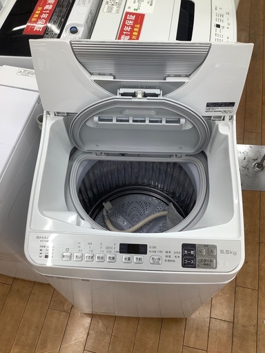 SHARP シャープ　縦型洗濯機　ES-TX5D 5.5kg 2020年製　