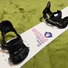 GNU グヌー　150 cm スノーボード　
ビンディングセットの画像