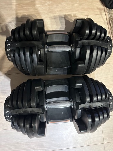 可変式ダンベル　　　　  40kg
