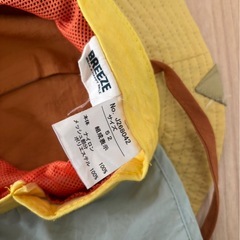 キッズ　日除け付き帽子の画像