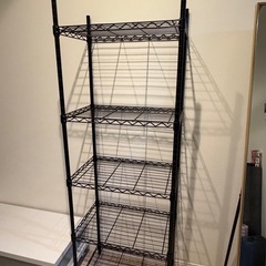 【受渡し確定済】スチールラック 衣装棚 の画像