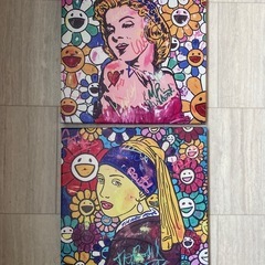 アートパネル インテリア絵画　kaws カイカイキキ　supremの画像