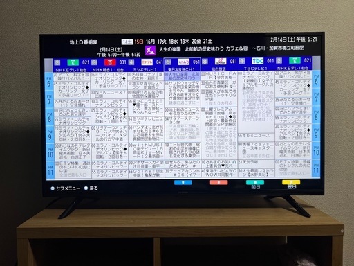 アイリスオーヤマ 40V型 液晶テレビ 40FB10P フルハイビジョン 裏番組録画対応 外付HDD録画対応