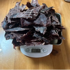 ワンチャンめちゃくちゃ喜びます！大阪島本産　ニホンジカ　ジャーキー計3５０g の画像