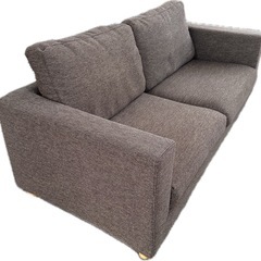 2人掛けソファ ブラウン 幅185cm NDstyleの画像