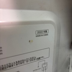 2022年製　シロカ　電子レンジ　ホワイトの画像