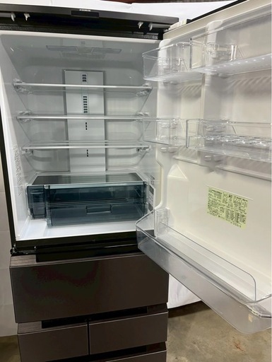 【成約済み】【12ヶ月保証】SHARP 5ドア冷蔵庫 SJ-MW46J-H 2021年製 457L 両開き