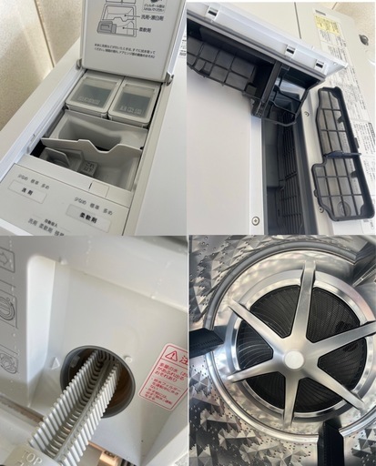 パナソニック（Cuble）ドラム式洗濯機（NA-VG1400L）10/5kg、2020年モデル、洗浄力抜群??、35km圏内送料無料?