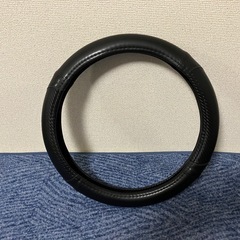 ハンドルカバー　黒　ブラック　36 37  軽四　普通車　の画像