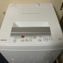 【TOSHIBA】2023年製　Double Shower Wash  洗濯機+給水ホースセットの画像
