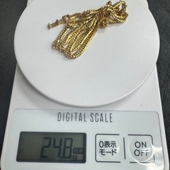 k18 12面カットトリプル 喜平ネックレス 24.8g 52cmの画像