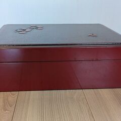 木製収納箱　収納ケースの画像