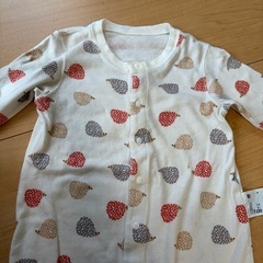 ロンパース 80cm　ハリネズミ柄の画像