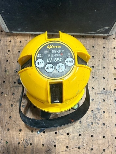 【別府市】【AX BRAIN LV-850 レーザー墨出し器 フルライン 動作良好 ケース付】made in Japan