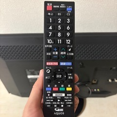 SHARP 24V型テレビの画像