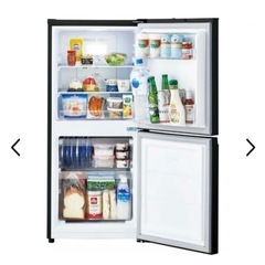 【ほぼ未使用】冷蔵庫 121L ブラック 2024年製の画像