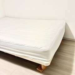 無印良品 脚付マットレス 高密度ポケットコイル セミダブルの画像