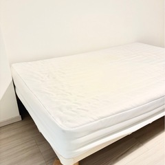 無印良品 脚付マットレス 高密度ポケットコイル セミダブルの画像