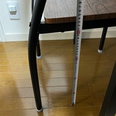 ダイニングテーブル　チェア　3点セットの画像